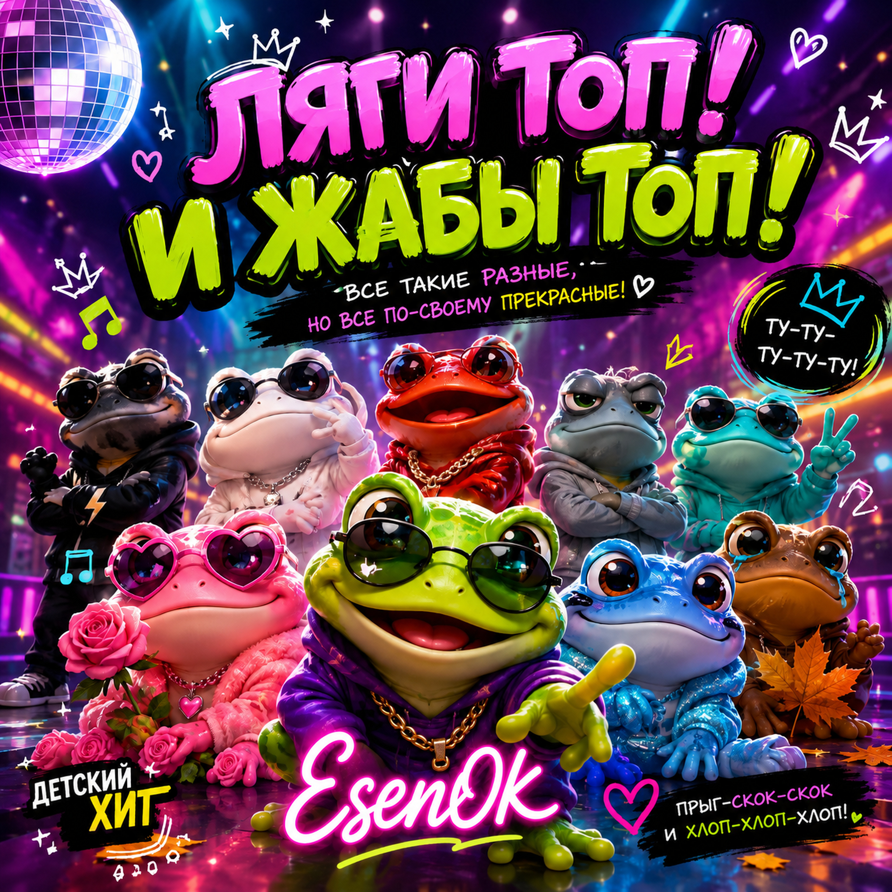 Обложка трека «Ляги топ! И жабы топ!»